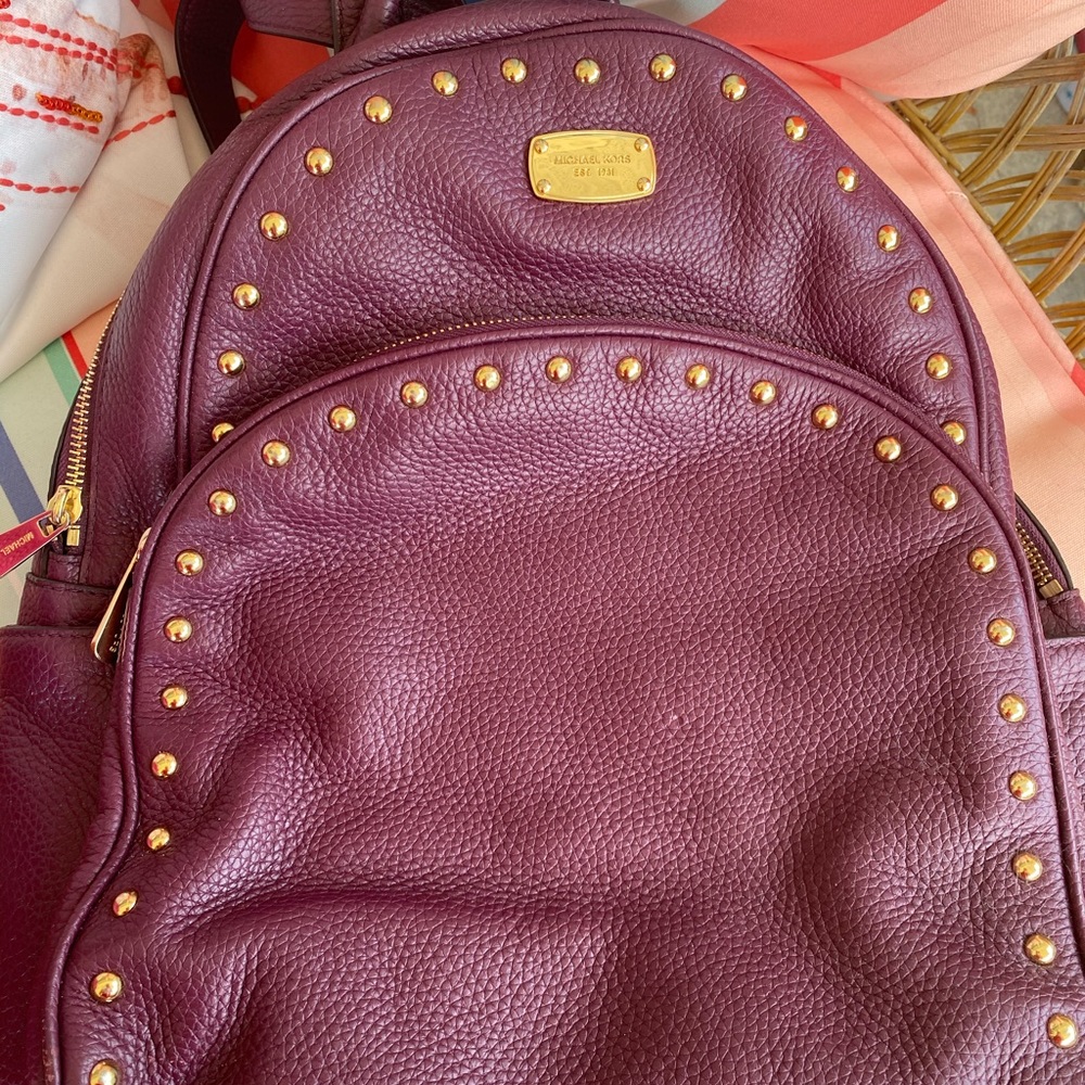 AUTHENTIC MICHAEL KORS WINE BACKPACK